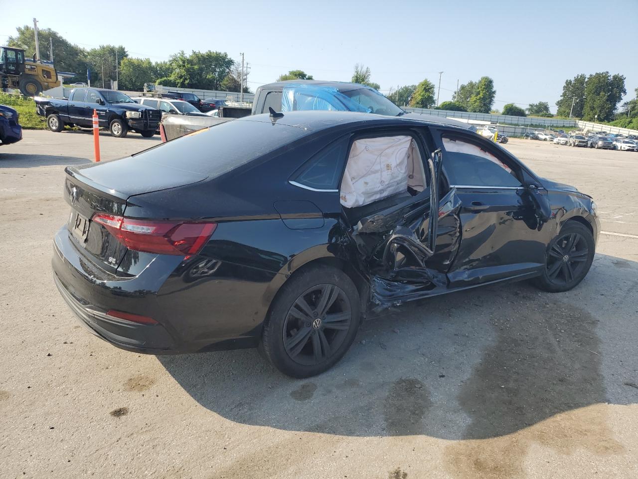 2024 Volkswagen Jetta Se black null gas 3VW7M7BU9RM070745 photo #4