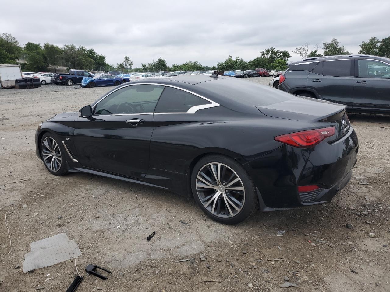 2017 Infiniti Q60 Premium black coupe gas JN1EV7EK8HM361218 photo #3