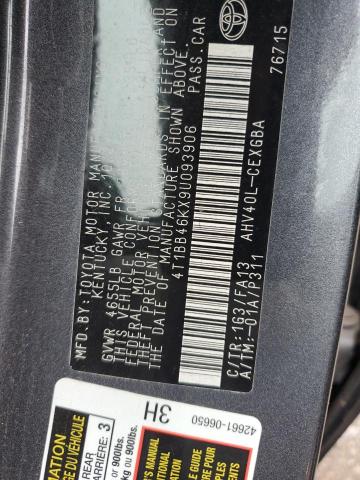 2009 TOYOTA CAMRY HYBRID  