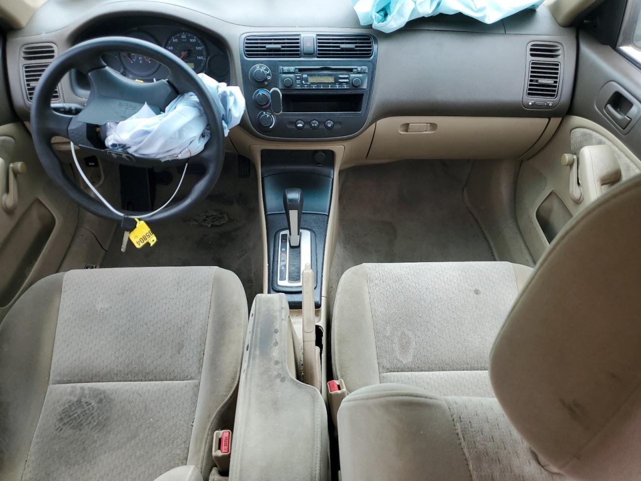 2004 Honda Civic Dx Vp VIN: 2HGES16324H610167 Lot: 70734685