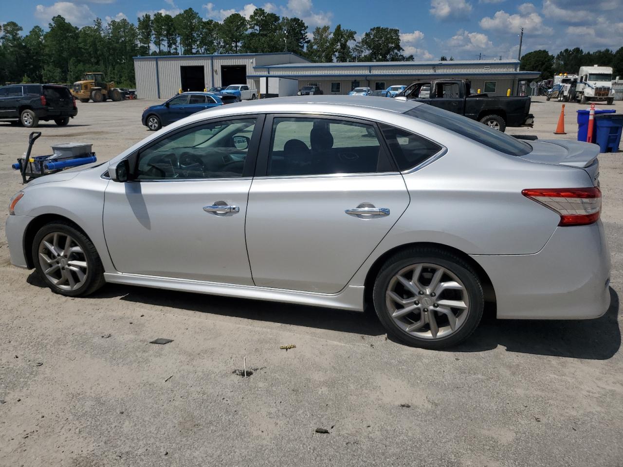 2013 Nissan Sentra S silver null gas 3N1AB7AP5DL699074 photo #3