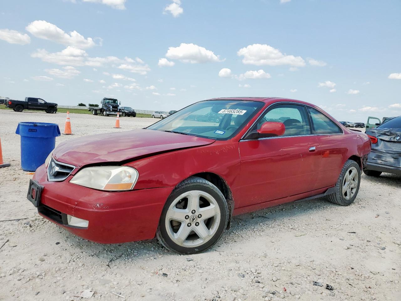 2001 ACURA CL RED VIN: 19UYA42671A004553