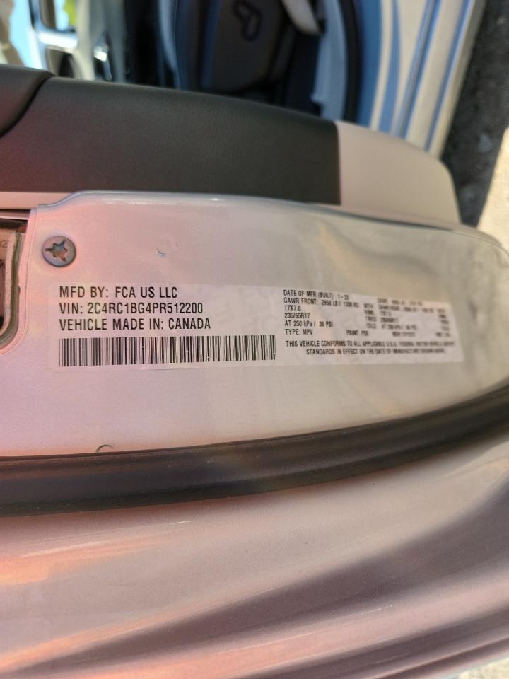 2023 Chrysler Pacifica Touring L VIN: 2C4RC1BG4PR512200 Lot: 67444215