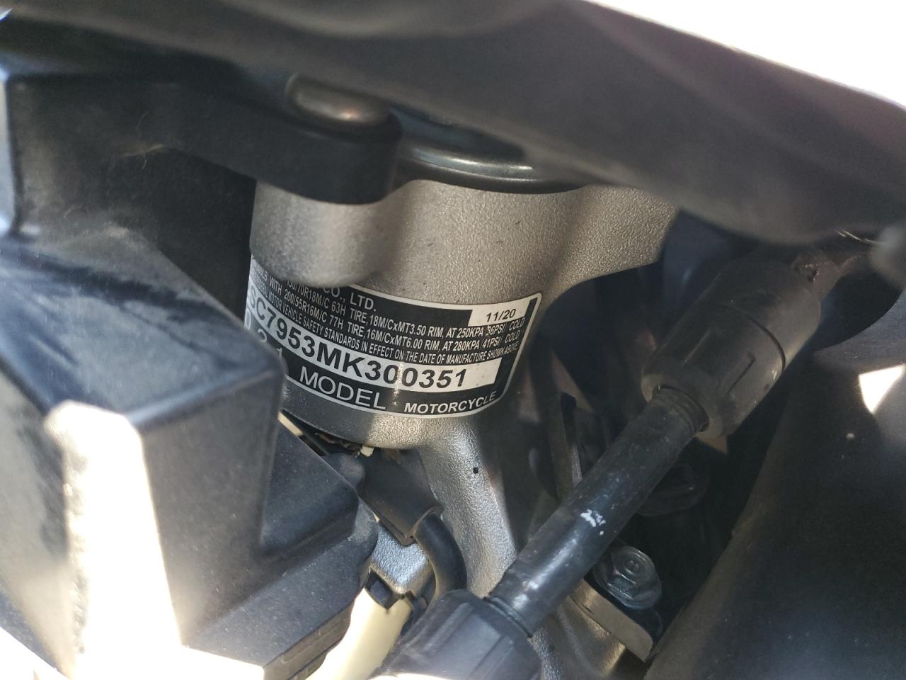 2021 Honda Gl1800 D VIN: JH2SC7953MK300351 Lot: 70651865