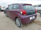2016 PEUGEOT 108 ACTIVE  for sale at Copart YORK