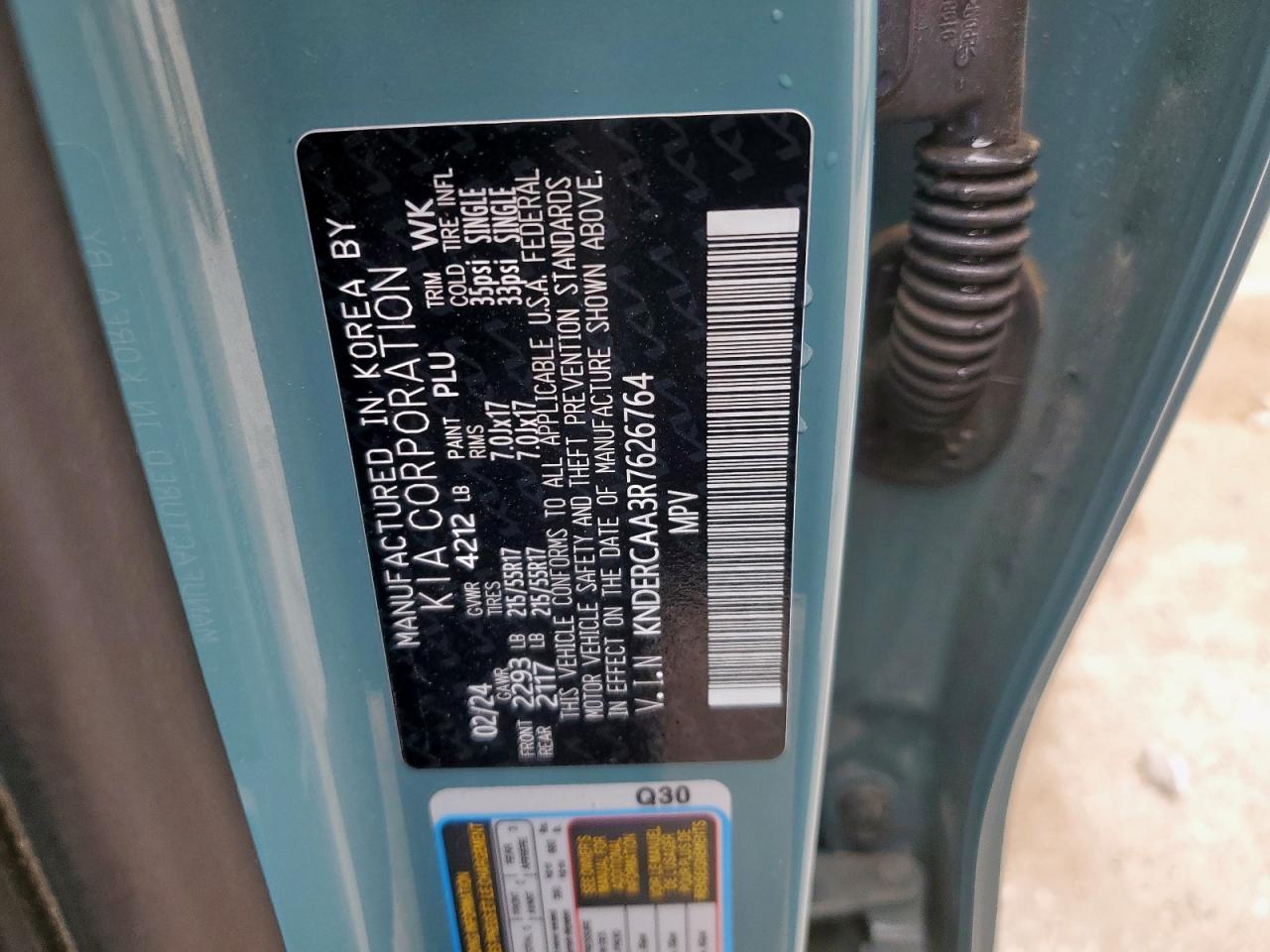 2024 Kia Seltos Ex VIN: KNDERCAA3R7626764 Lot: 66711635