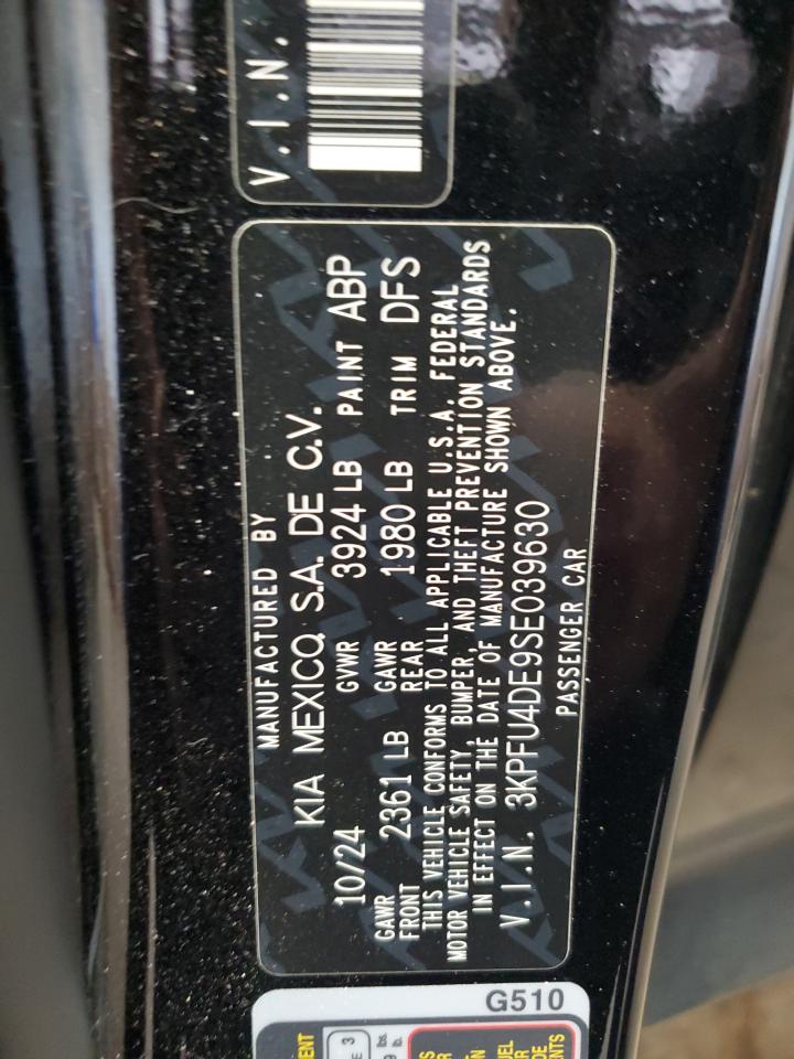 2025 Kia K4 Ex VIN: 3KPFU4DE9SE039630 Lot: 70625855