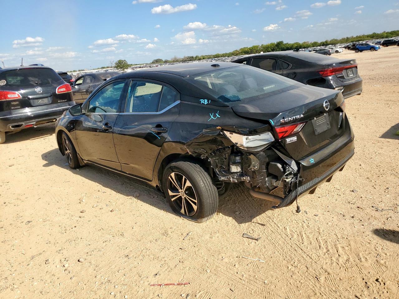 2021 Nissan Sentra Sv black null gas 3N1AB8CV7MY203096 photo #3