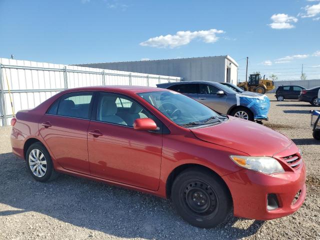  TOYOTA COROLLA 2013 Czerwony