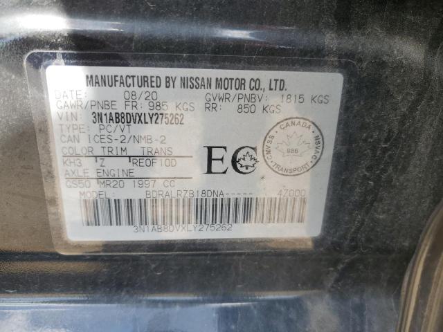 2020 NISSAN SENTRA SR  