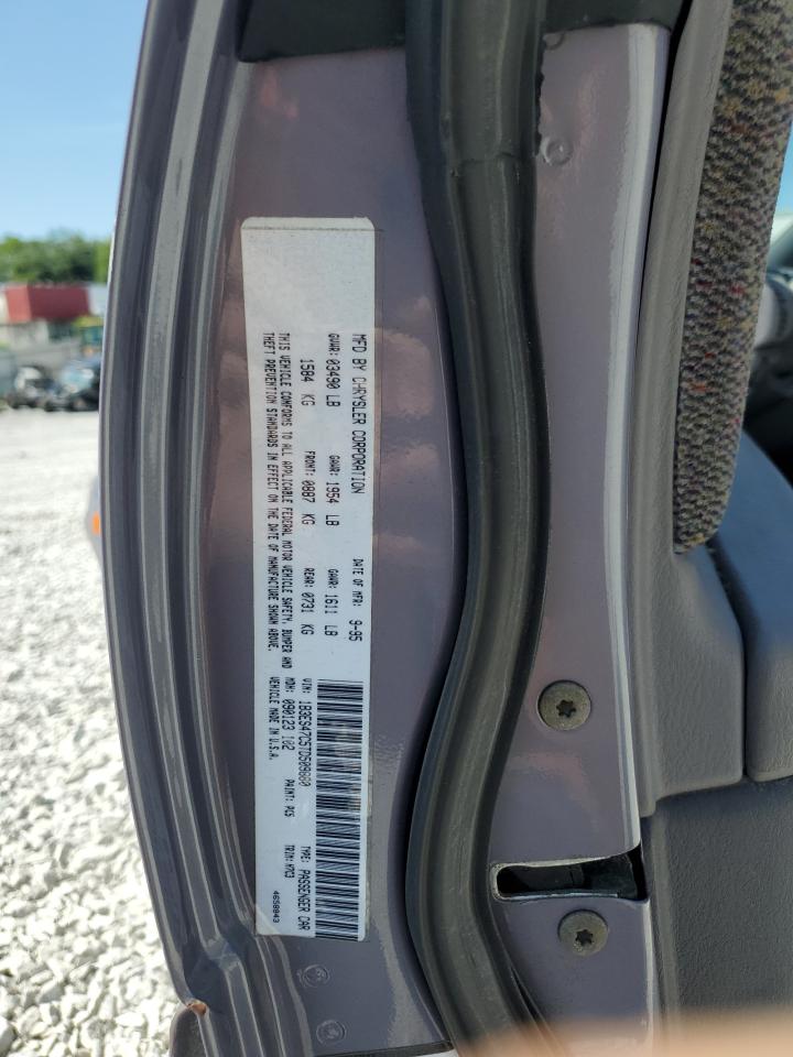 1996 Dodge Neon Highline VIN: 1B3ES47C5TD509880 Lot: 68437915