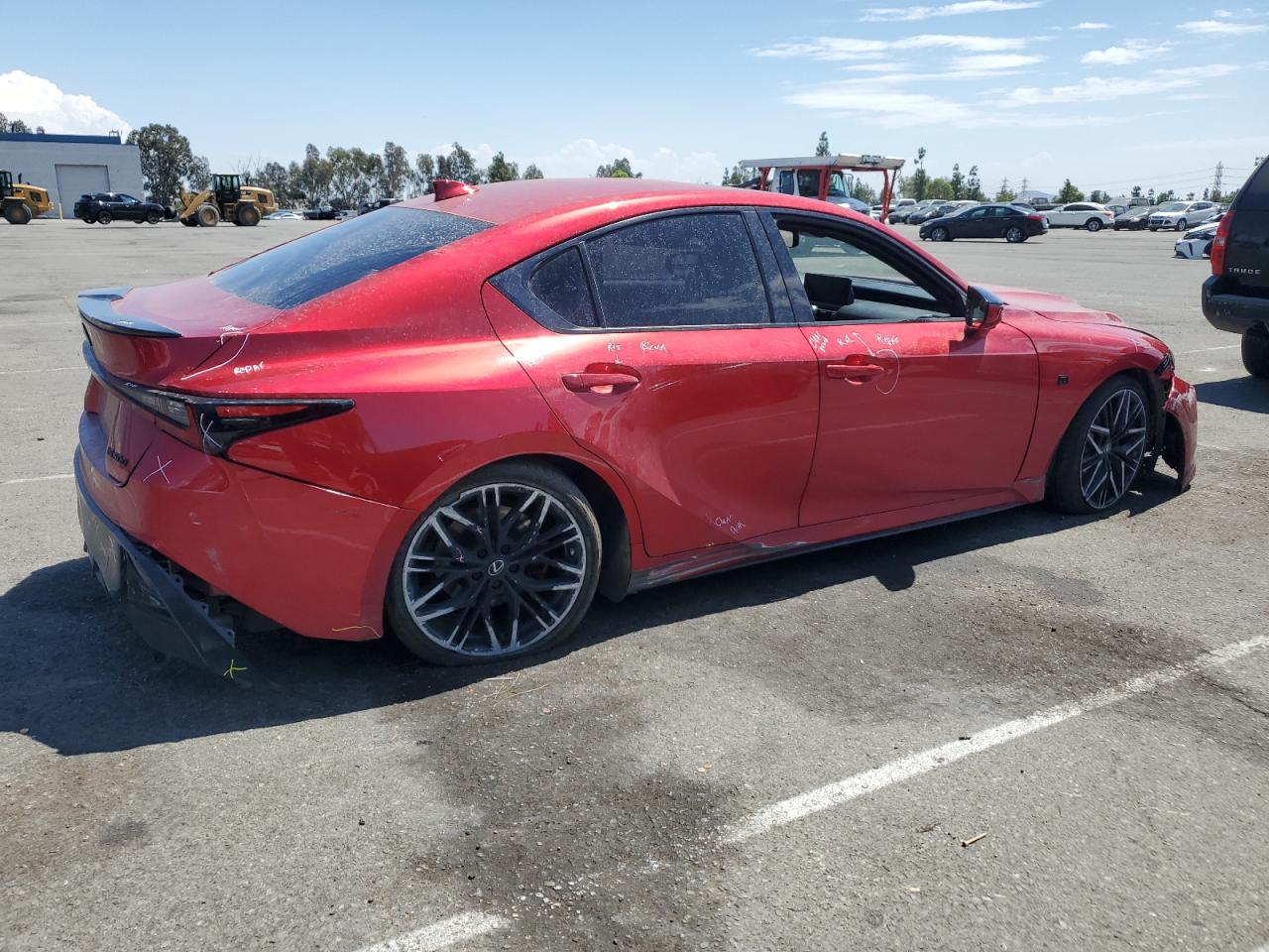 2022 Lexus Is 500 F Sport red null gas JTHAP1D26N5001888 photo #4