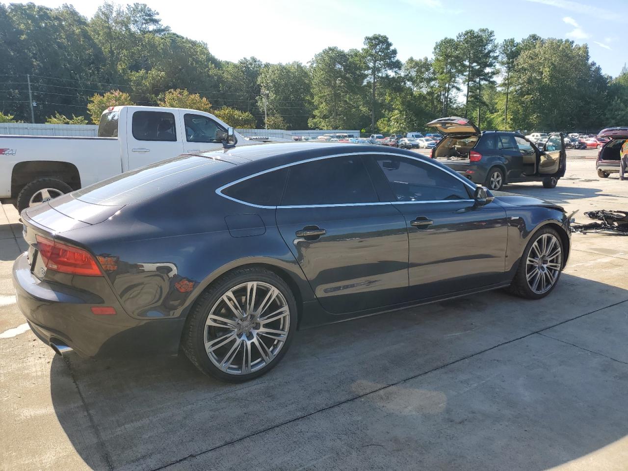 2012 Audi A7 Premium Plus brown hatchback gas WAUYGAFC5CN090174 photo #4