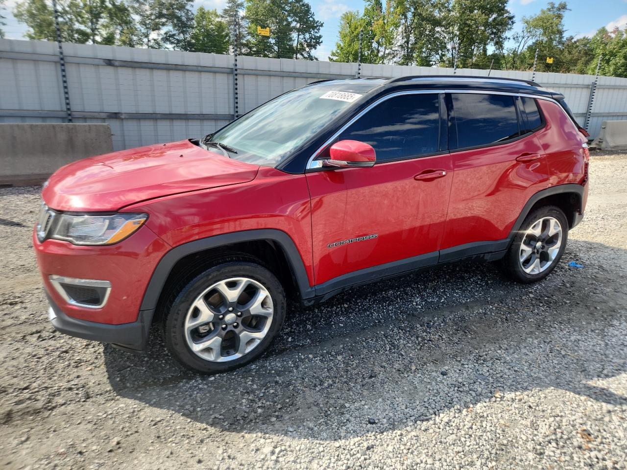 2018 Jeep Compass Limited red null gas 3C4NJDCB6JT316501 photo #1