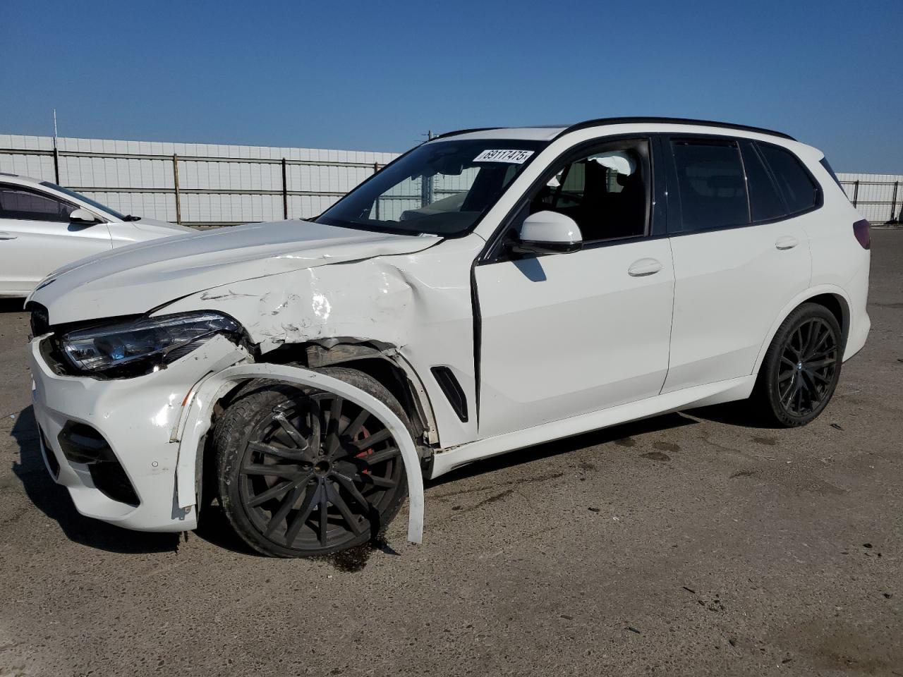 2023 BMW X5 M50I white null gas 5UXJU4C08P9P90504 photo #1