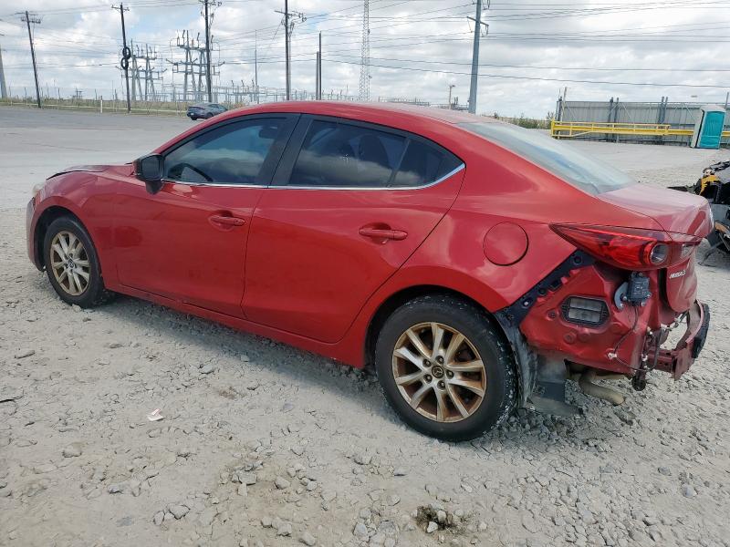 MAZDA 3 2017 Czerwony