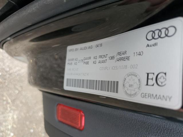 2019 AUDI A4 PROGRESSIV  