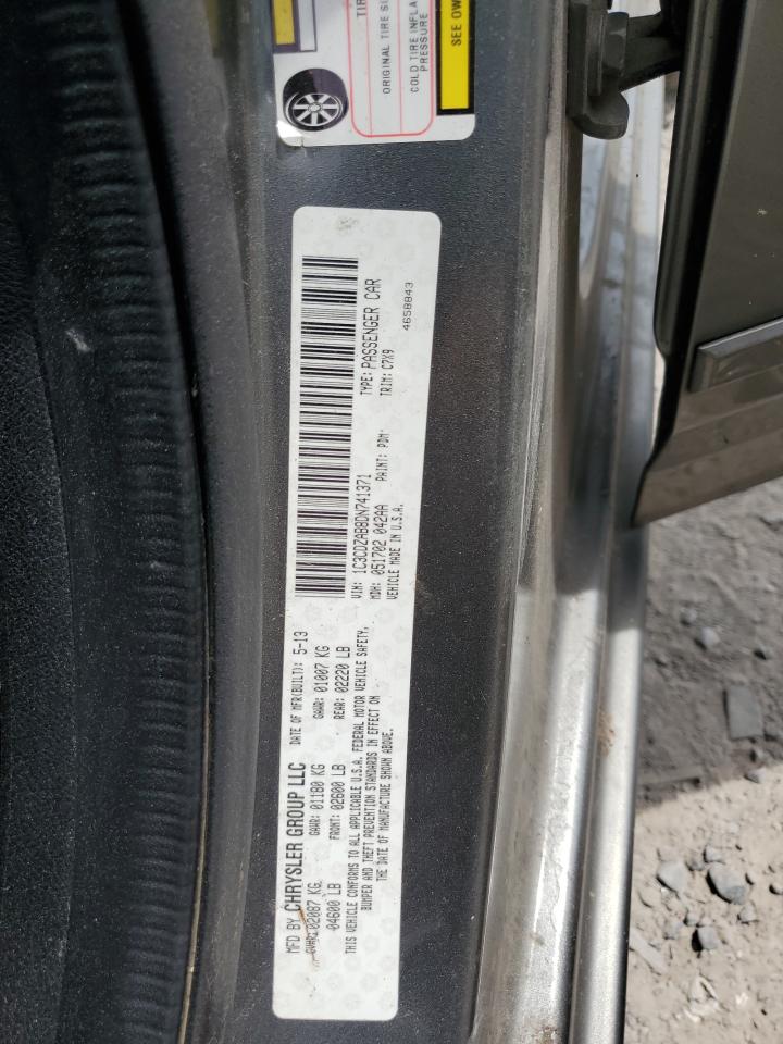 2013 Dodge Avenger Se VIN: 1C3CDZAB8DN741371 Lot: 70444565