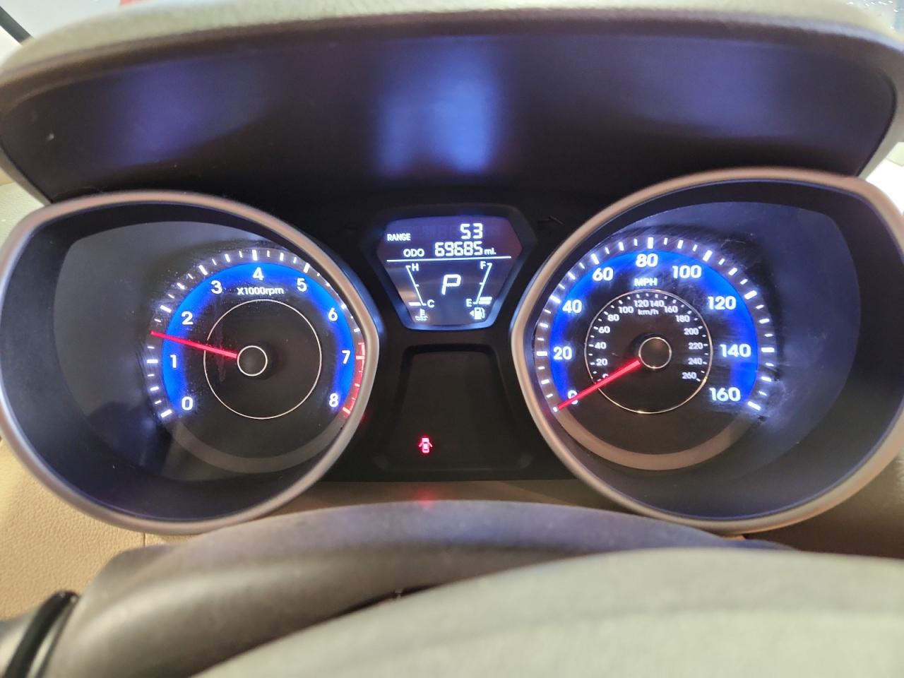 2012 Hyundai Elantra Gls VIN: KMHDH4AE7CU195308 Lot: 70744075