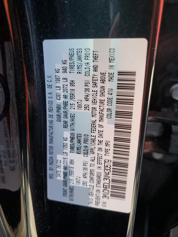 2022 Mazda Cx-30 Premium VIN: 3MVDMBDL3NM430579 Lot: 69697215