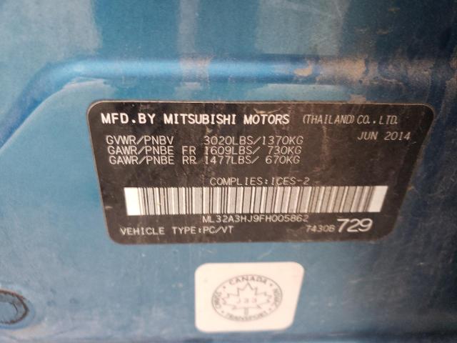 2015 MITSUBISHI MIRAGE DE  