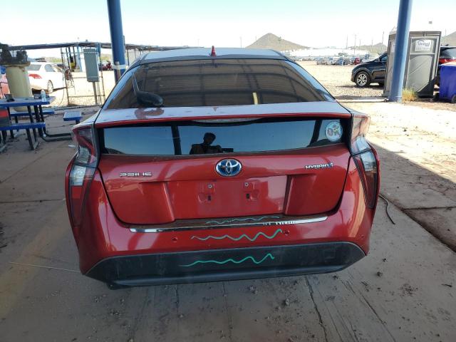  TOYOTA PRIUS 2018 Czerwony