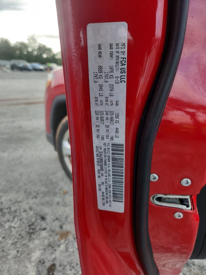 2019 Jeep Compass Latitude VIN: 3C4NJCBB3KT820095 Lot: 68947115