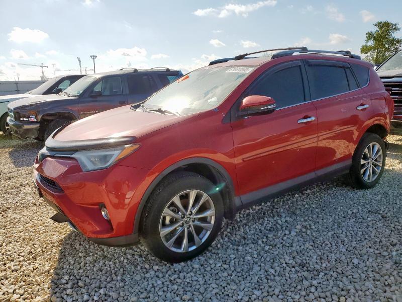  TOYOTA RAV4 2017 Czerwony