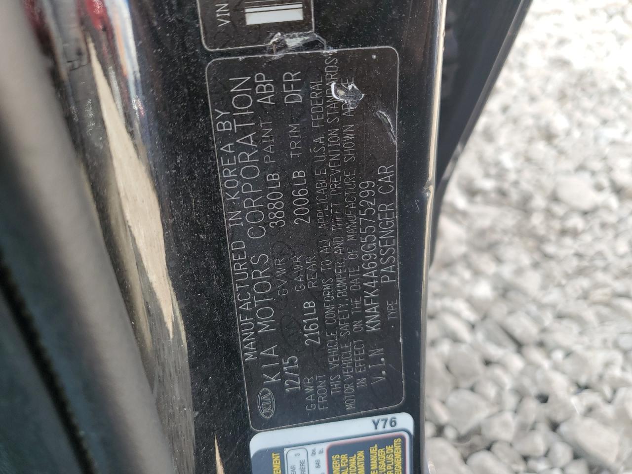 2016 Kia Forte Lx VIN: KNAFK4A69G5575299 Lot: 69382865