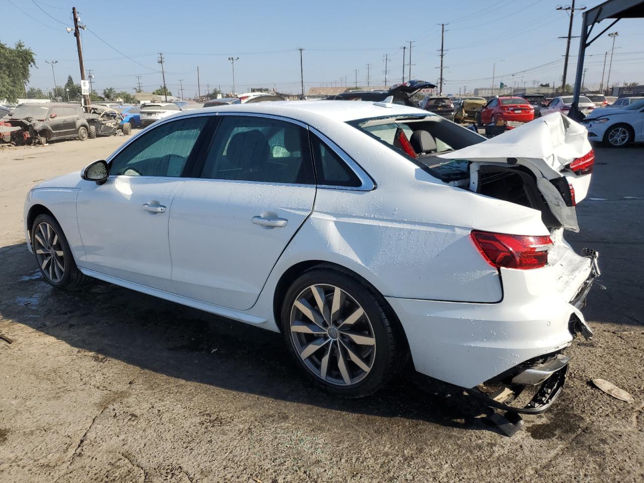 2020 Audi A4 Premium Plus white null gas WAUHMAF42LA070683 photo #3