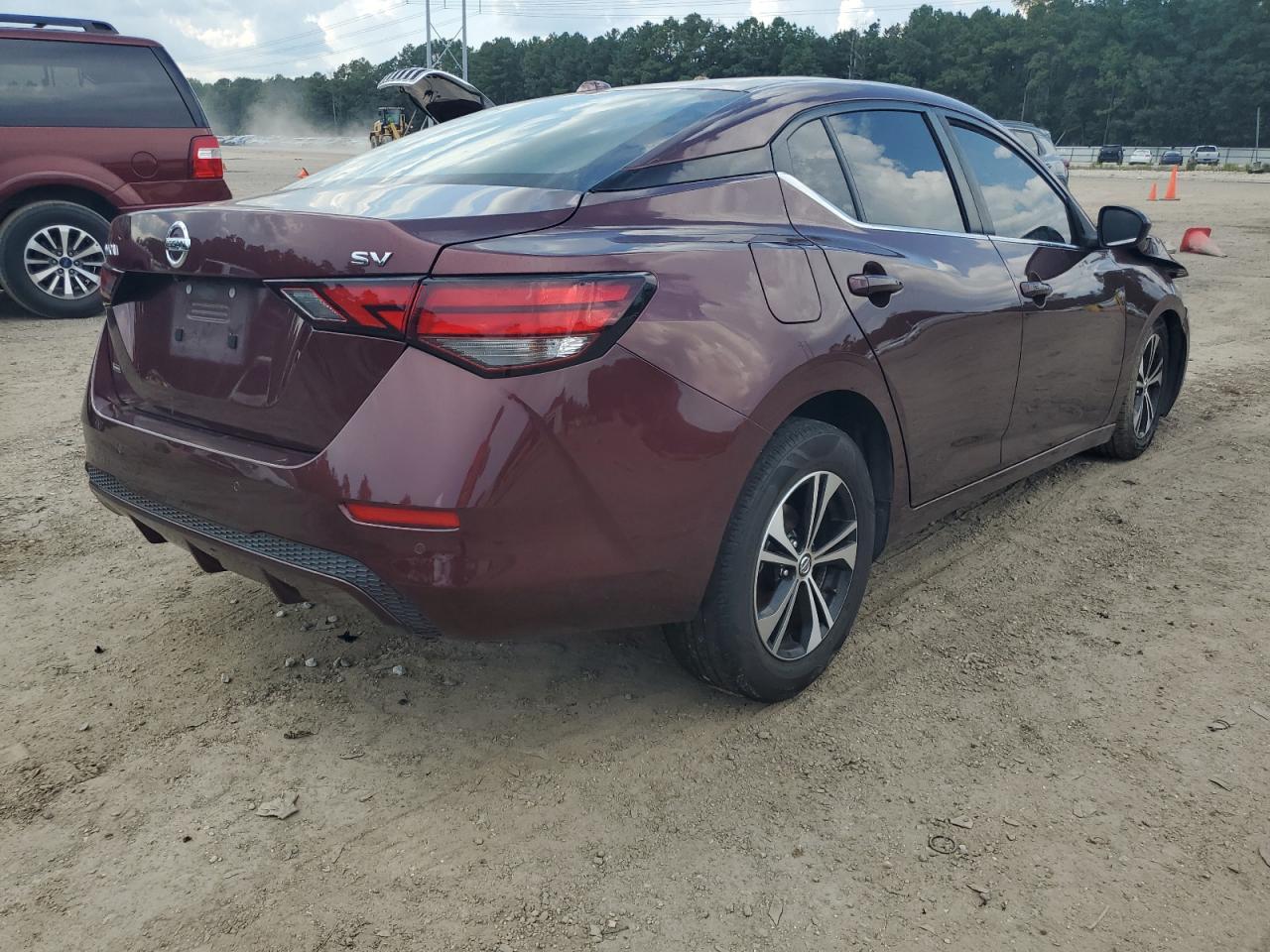 2022 Nissan Sentra Sv red null gas 3N1AB8CV8NY292243 photo #4