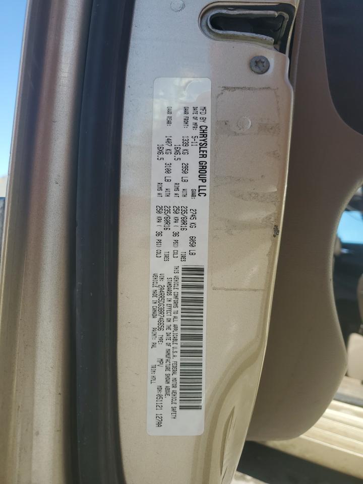 2011 Chrysler Town & Country Touring VIN: 2A4RR5DG3BR746656 Lot: 70378065