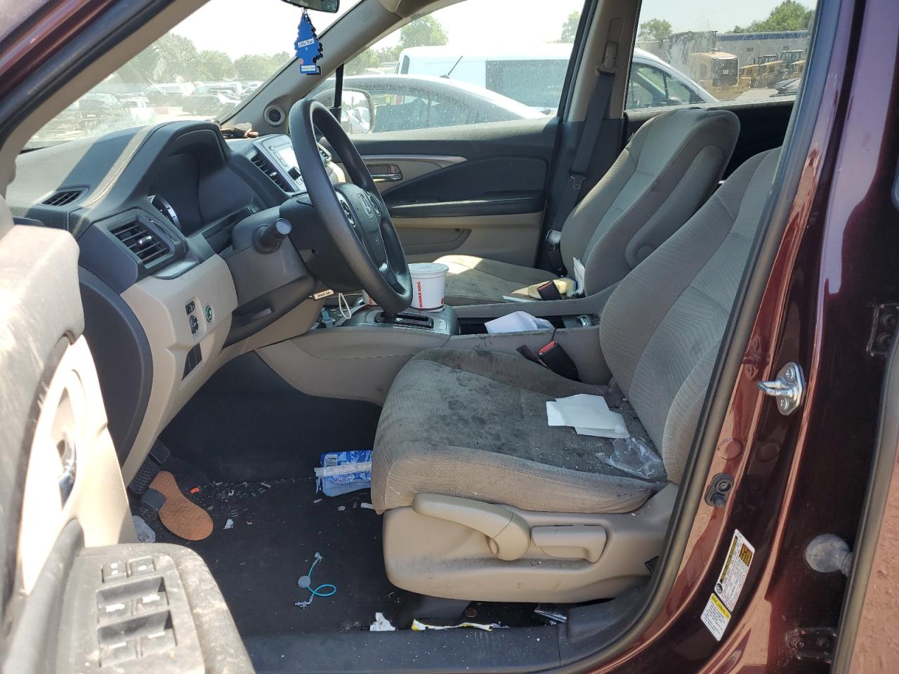 2016 Honda Pilot Lx VIN: 5FNYF6H17GB020081 Lot: 68360665