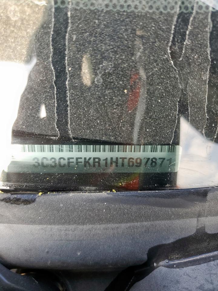 2017 Fiat 500 Pop VIN: 3C3CFFKR1HT697871 Lot: 69097205