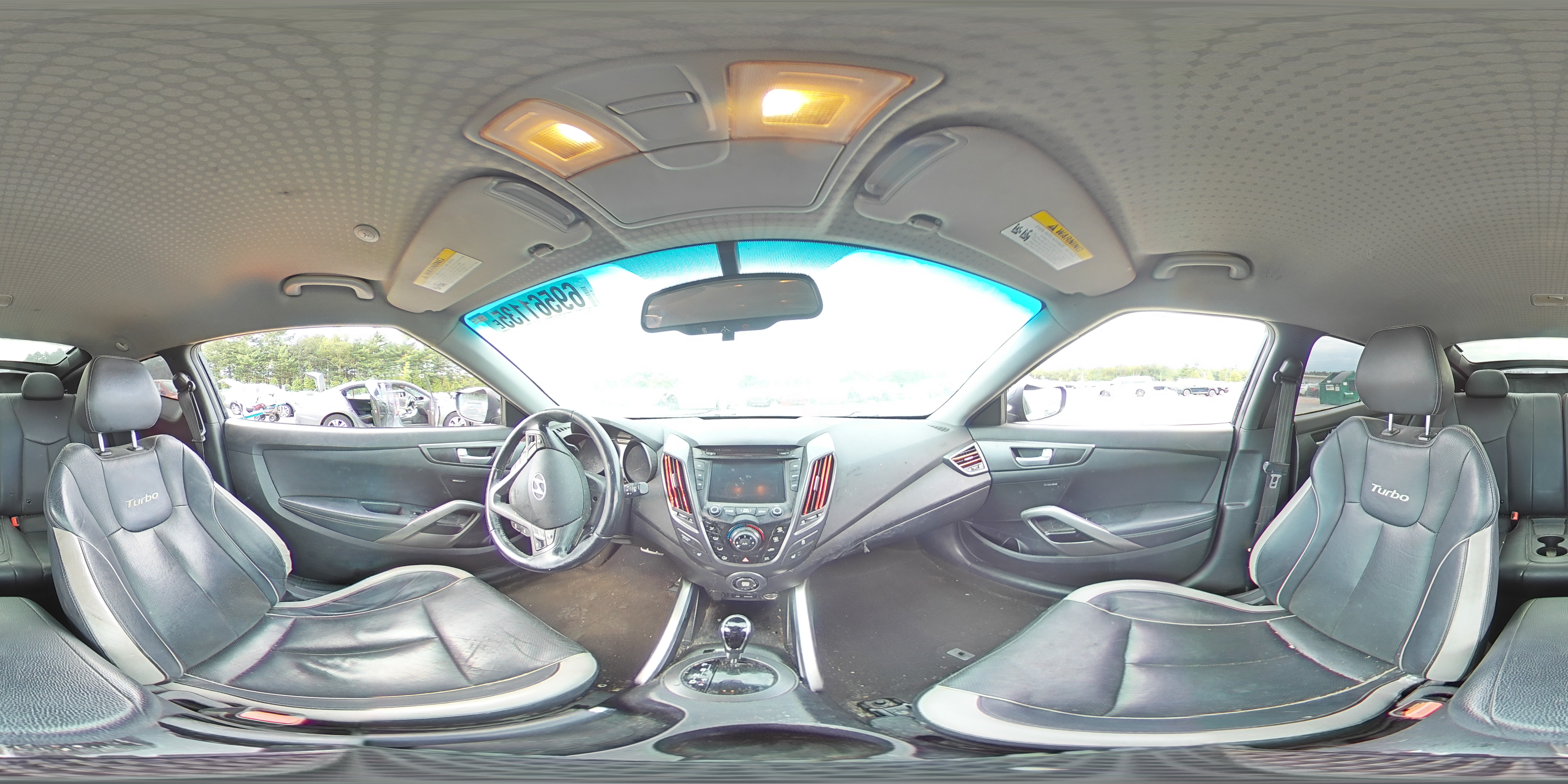 2013 Hyundai Veloster Turbo VIN: KMHTC6AE4DU171846 Lot: 69561135