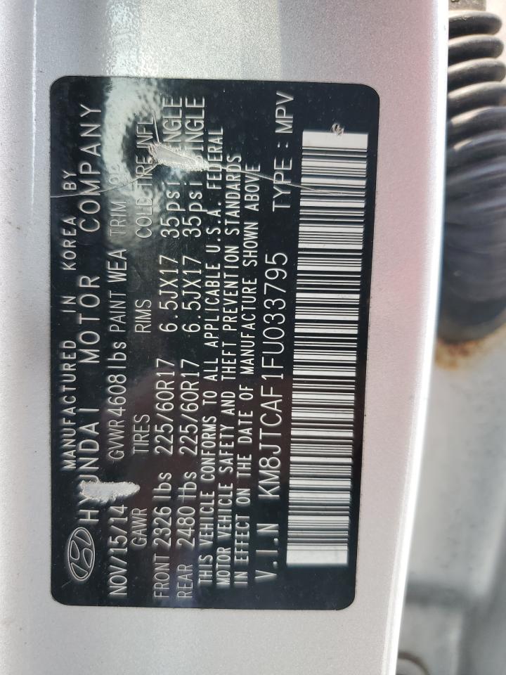 KM8JTCAF1FU033795 2015 Hyundai Tucson Gls