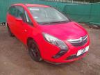 2015 VAUXHALL ZAFIRA EXCLUSIV for sale at Copart PETERLEE