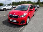 2015 PEUGEOT 108 ACTIVE for sale at Copart SANDTOFT