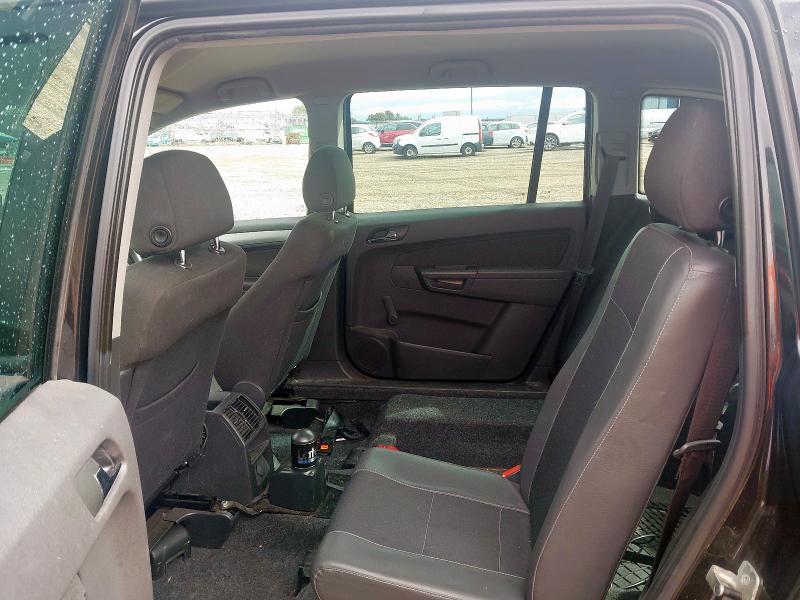 2012 VAUXHALL ZAFIRA EXCLUSIV 