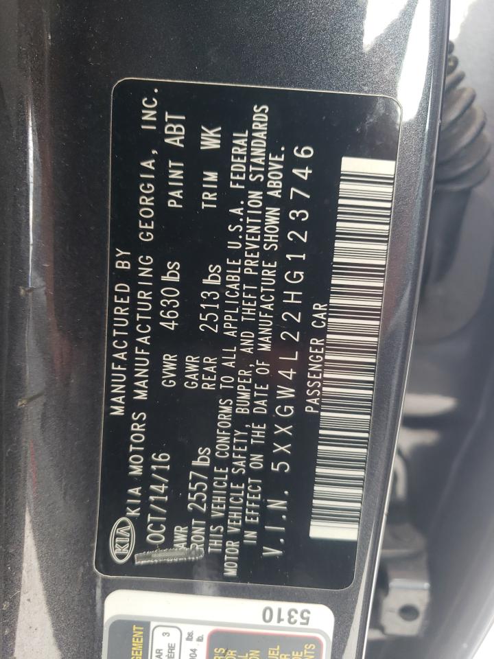 2017 Kia Optima Sx VIN: 5XXGW4L22HG123746 Lot: 69155055