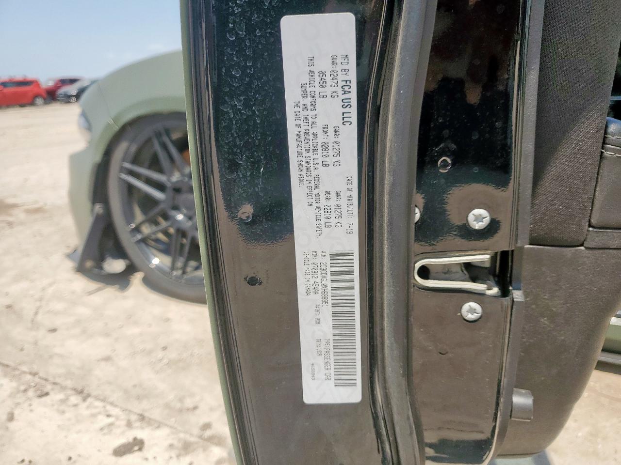 2019 Dodge Charger Scat Pack VIN: 2C3CDXGJ0KH688951 Lot: 67350615