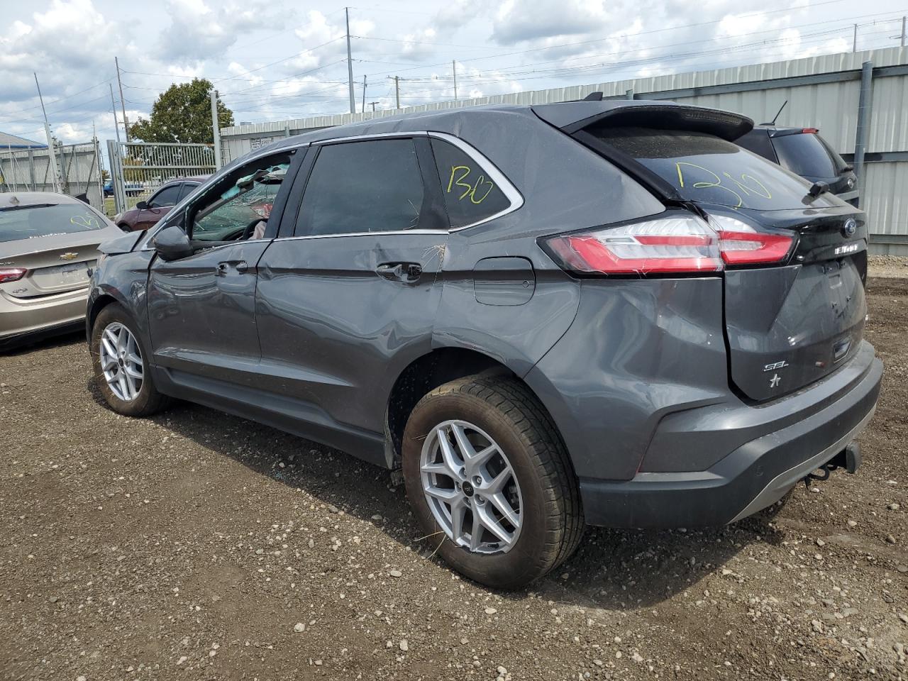 2024 Ford Edge Sel grey null gas 2FMPK4J98RBA25877 photo #3