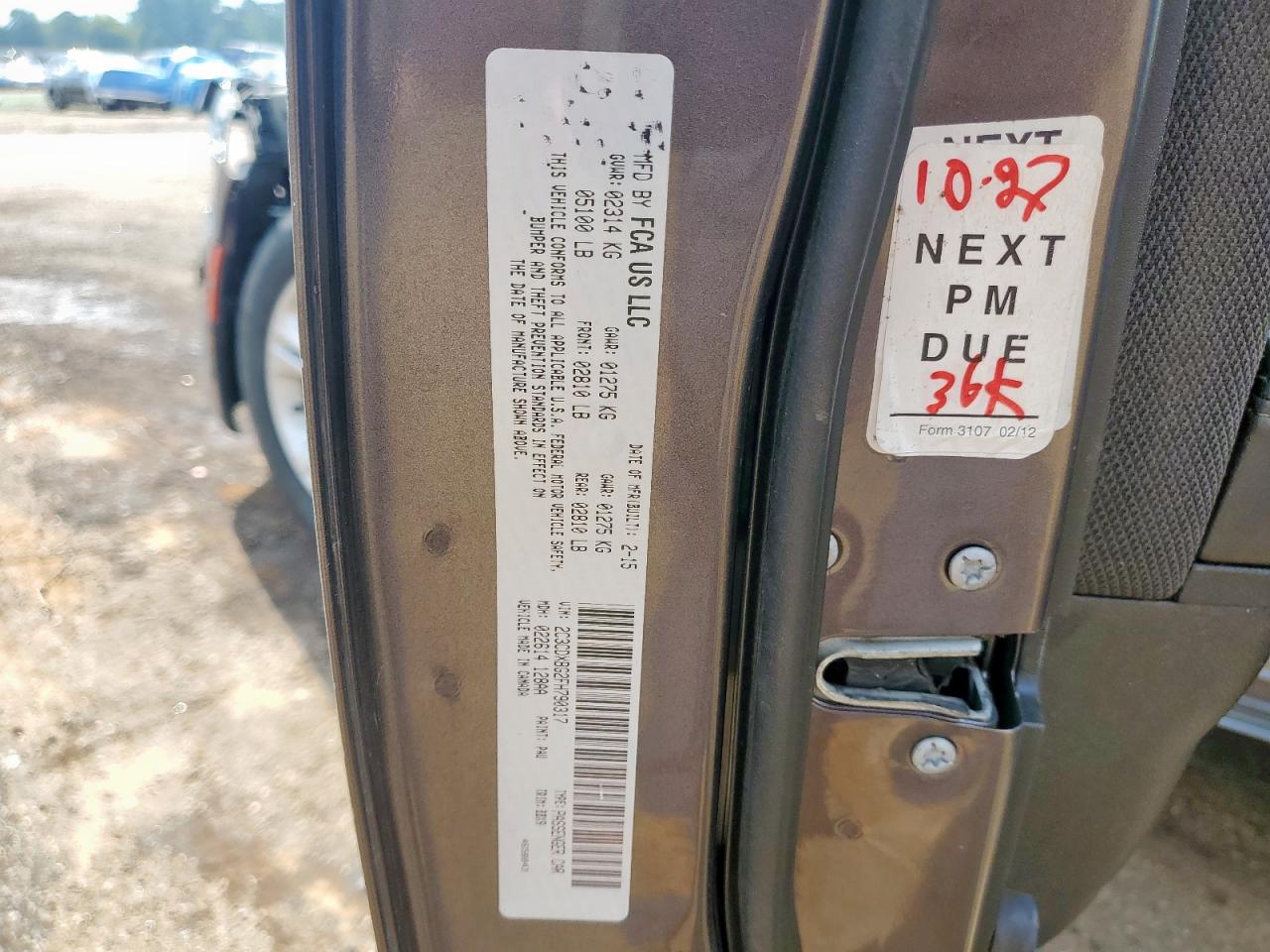 2015 Dodge Charger Se VIN: 2C3CDXBG2FH790317 Lot: 70384095