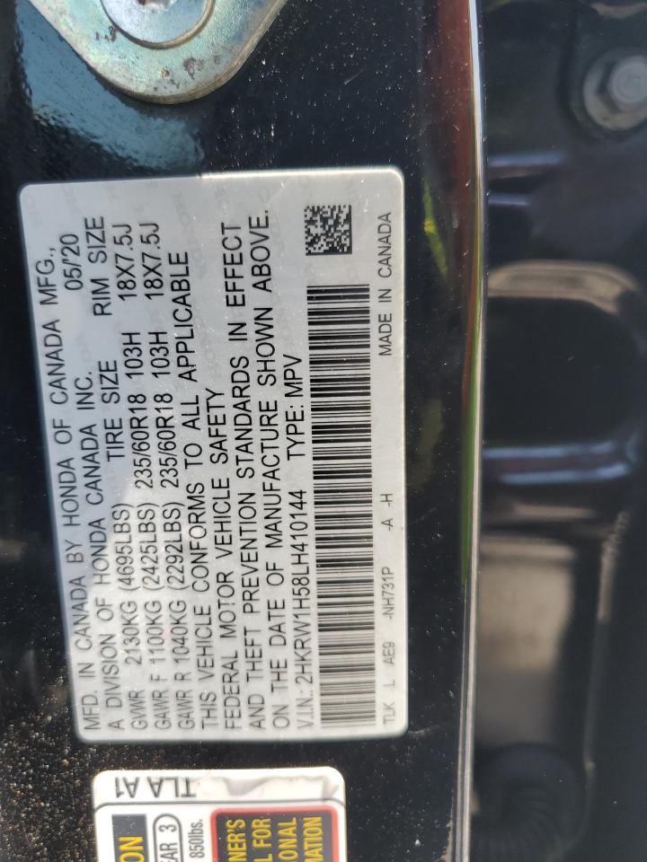 2020 Honda Cr-V Ex VIN: 2HKRW1H58LH410144 Lot: 69403995