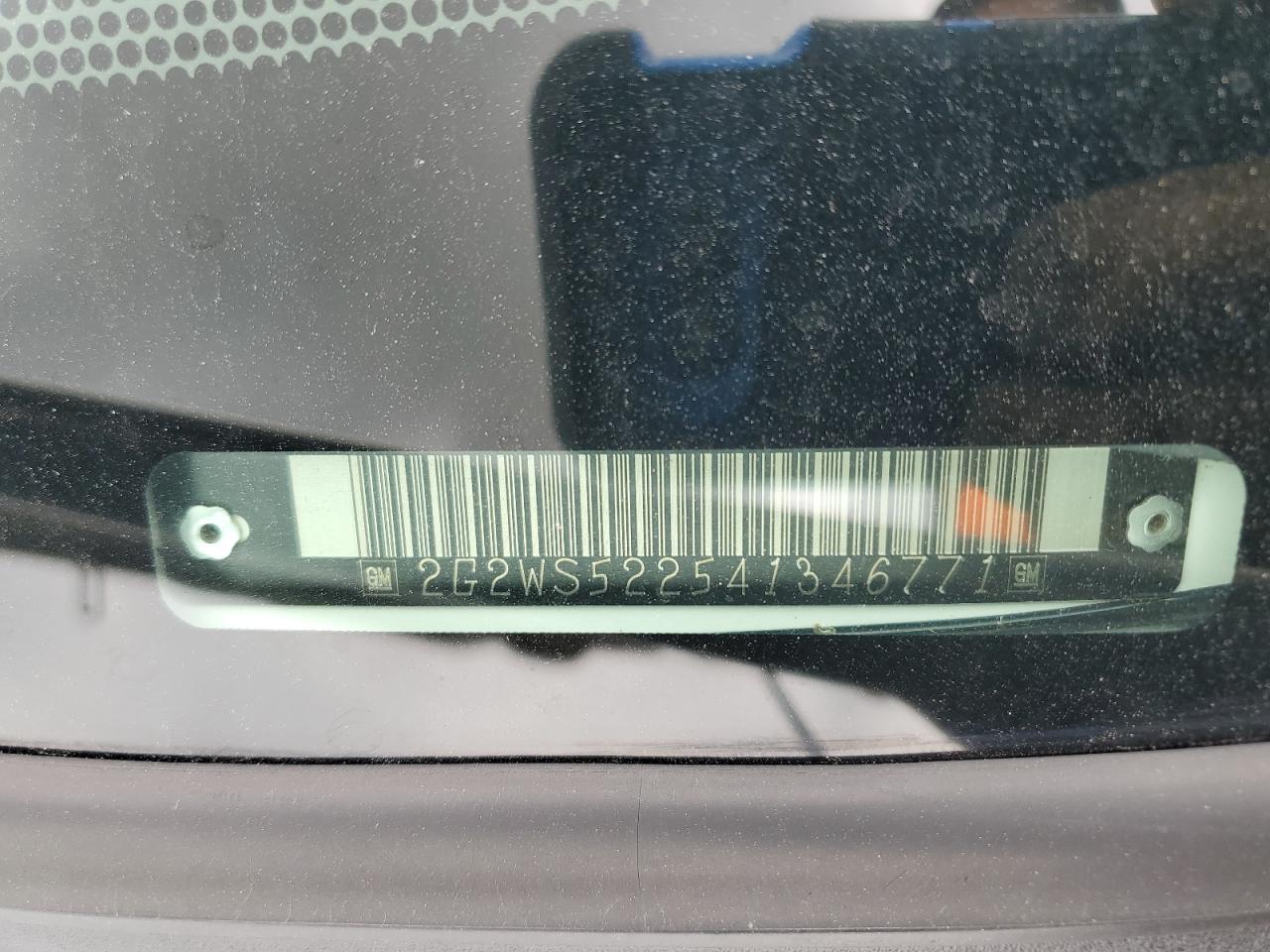 2004 Pontiac Grand Prix Gt2 VIN: 2G2WS522541346771 Lot: 68667245