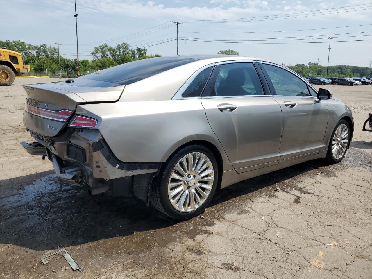 2016 Lincoln Mkz beige null gas 3LN6L2G98GR612423 photo #4