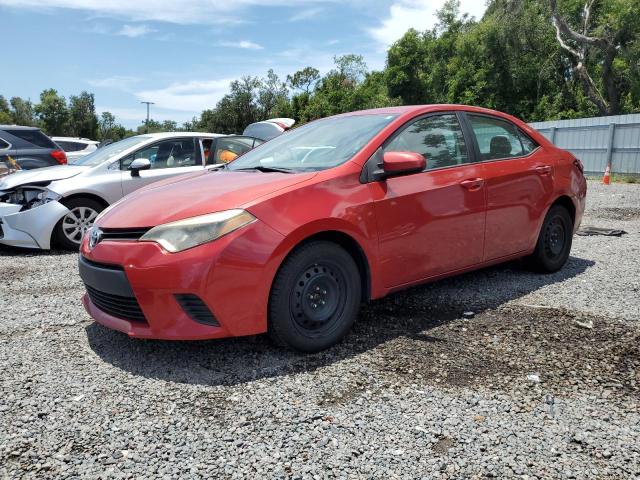  TOYOTA COROLLA 2014 Czerwony