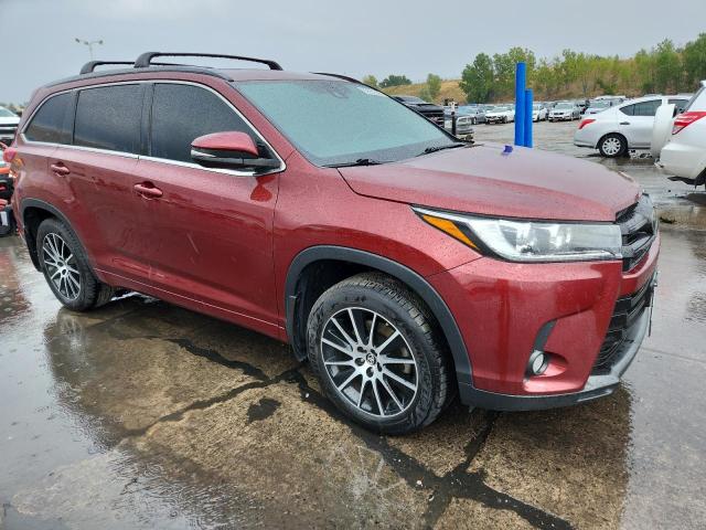  TOYOTA HIGHLANDER 2017 Бургунди