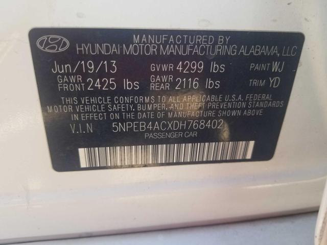 2013 HYUNDAI SONATA GLS  