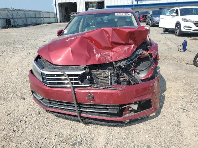  VOLKSWAGEN PASSAT 2017 Red